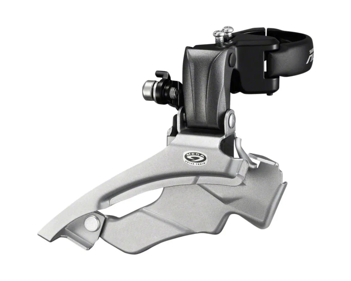 Shimano Altus FD-M371-6 Front Derailleur (3 x 9 Speed) (28.6/31.8/34.9mm) (Down Swing) (Dual Pull)
