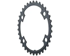 Shimano Claris R2000 8-Speed Chainring (Grey) (Inner) (34T) (4-Bolt) (110mm Asymmetric BCD)