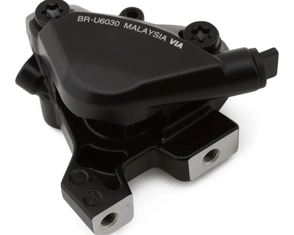 Shimano CUES BR-U6030 Disc Brake Caliper (Black) (Hydraulic) (Rear) (Flat Mount)