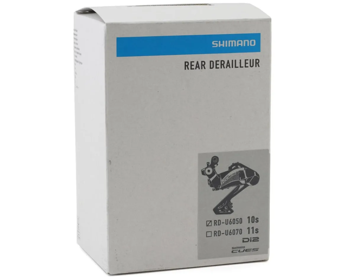 Shimano CUES Di2 RD-U6050 Rear Derailleur (Black) (1 x 10 Speed) (Medium Cage) (GS) (Electronic) (Shadow)