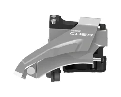 Shimano CUES FD-U4000-L Front Derailleur (2 x 9/10 Speed) (Black) (28.6/31.8/34.9mm) (Top Swing) (Dual Pull)