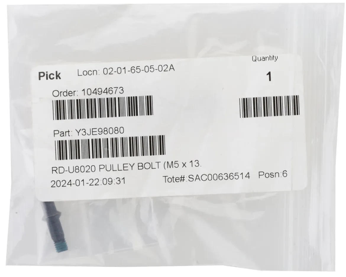 Shimano CUES RD-U8020 Rear Derailleur Pulley Bolt Set