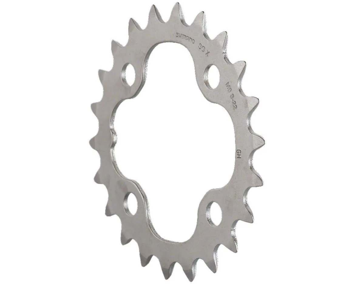 Shimano Deore M532 Chainrings (Black/Silver) (3 x 9 Speed) (Inner) (64mm BCD) (22T)