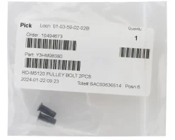 Shimano Deore RD-M5120 Rear Derailleur Pulley Bolts (Black) (Pair)