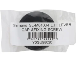 Shimano Deore XT SL-M8100-I Left Lever Cap & Fixing Screw (Black)