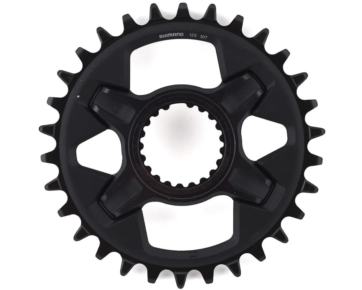 Shimano Deore XT SM-CRM85 Direct Mount Chainring (Black) (1 x 12 Speed) (Single) (30T) (3mm Offset/Boost)