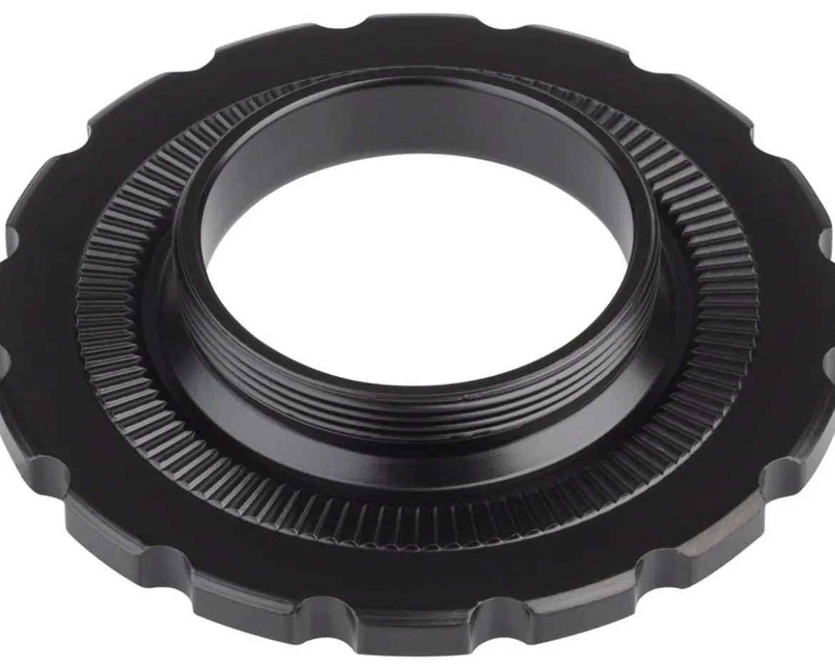 Shimano DU-E6100 E-Bike Chainring Lockring (Black)