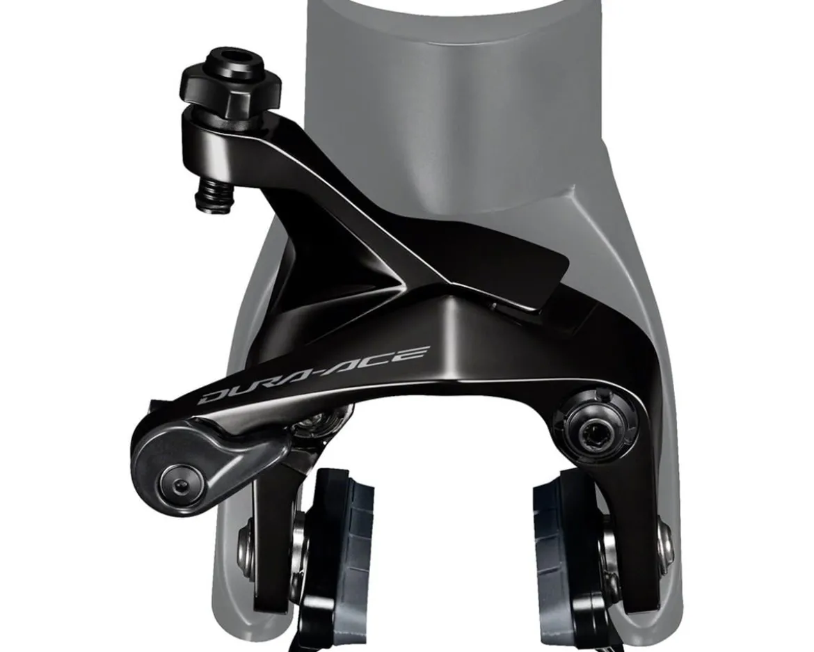 Shimano Dura-Ace BR-R9210 Direct Mount Rim Brake Calipers (Black) (BR-R9210-F) (Front)