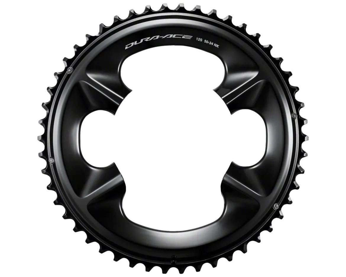 Shimano Dura-Ace FC-9200 Chainrings (Black) (2 x 12 Speed) (110 BCD) (Outer) (50T)