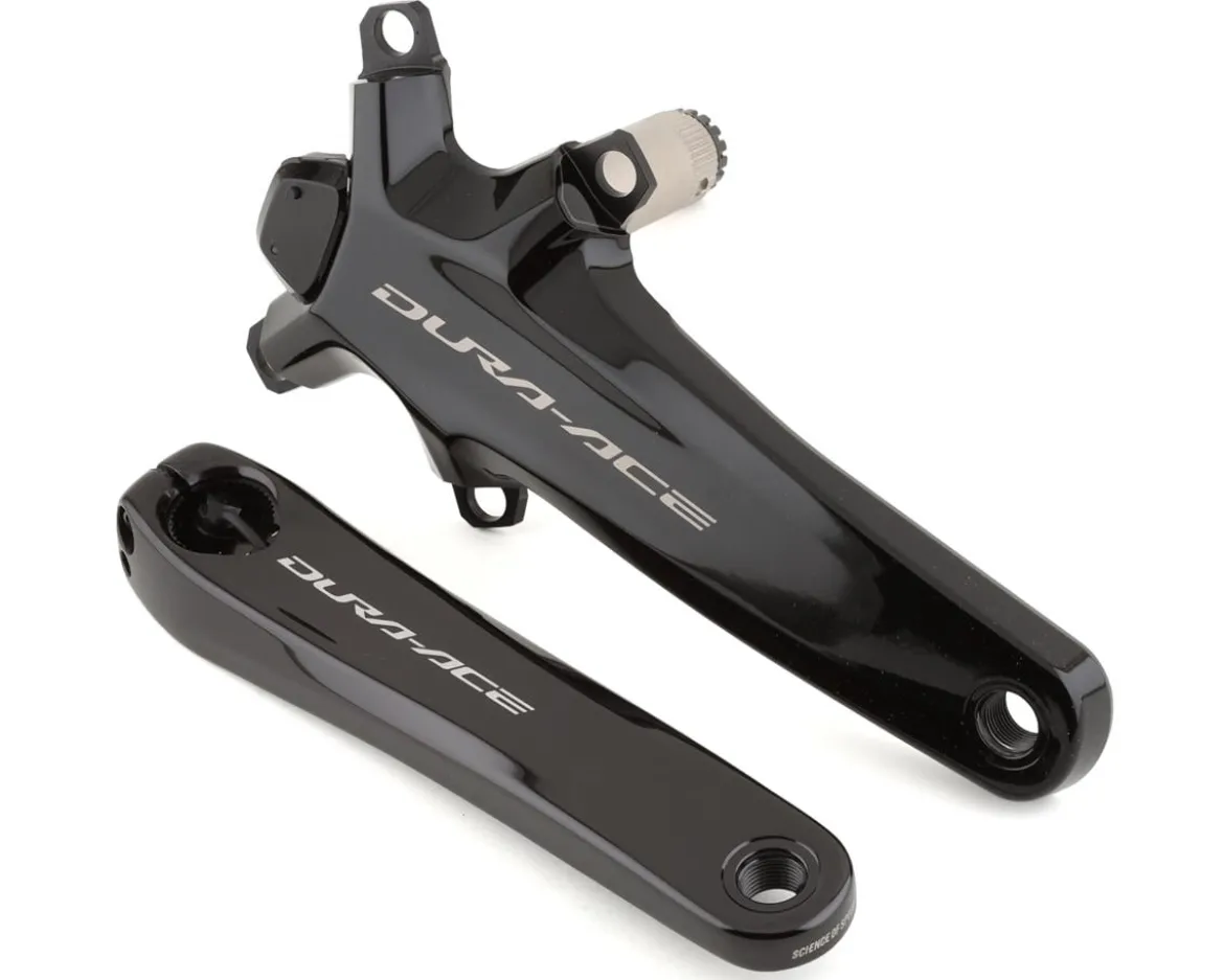 Shimano Dura-Ace FC-R9200-P Power Meter Crankset (Black) (2 x 12 Speed) (177.5mm) (No Chainrings)