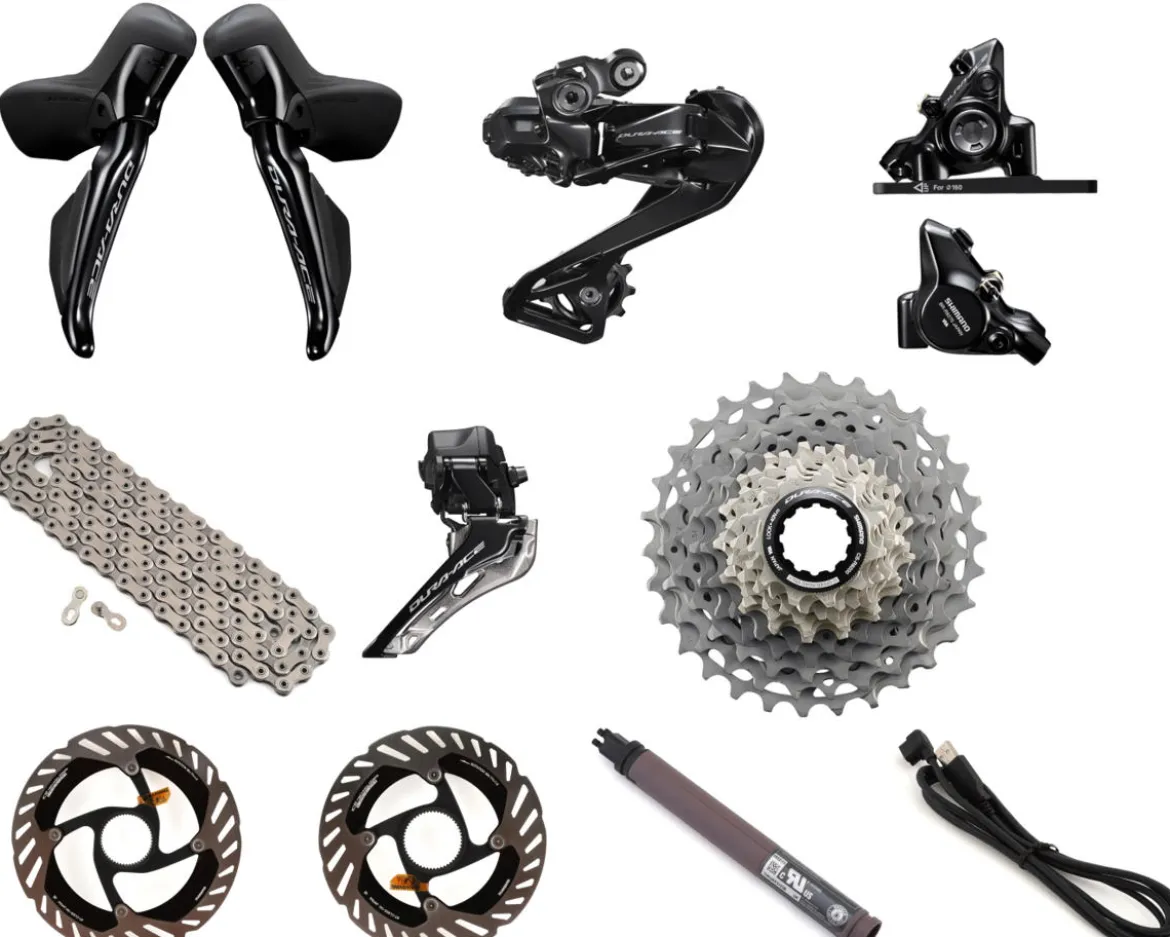Shimano Dura-Ace R9200 Di2 Groupset (Black) (2 x 12 Speed) (11-30T) (Disc Brake)