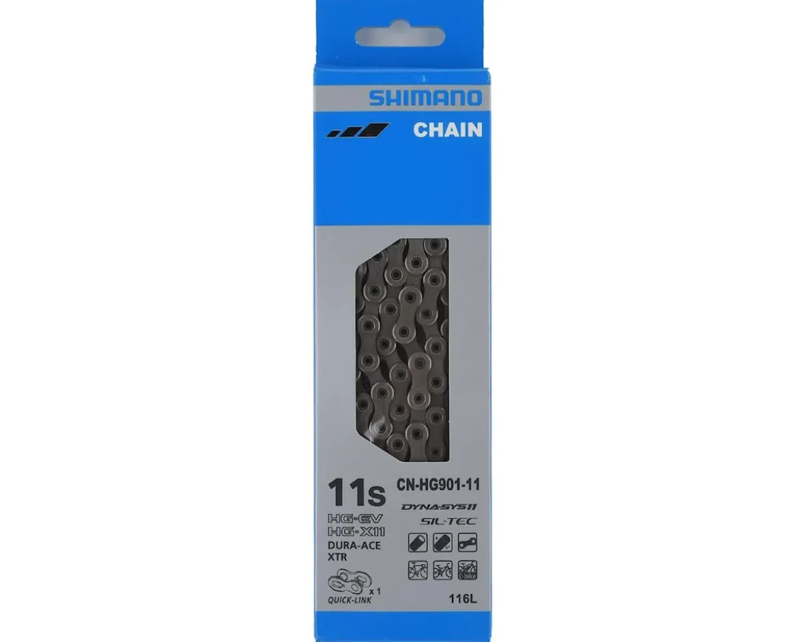 Shimano Dura-Ace/XTR CN-HG901-11 Chain (Silver) (11 Speed) (116 Links)