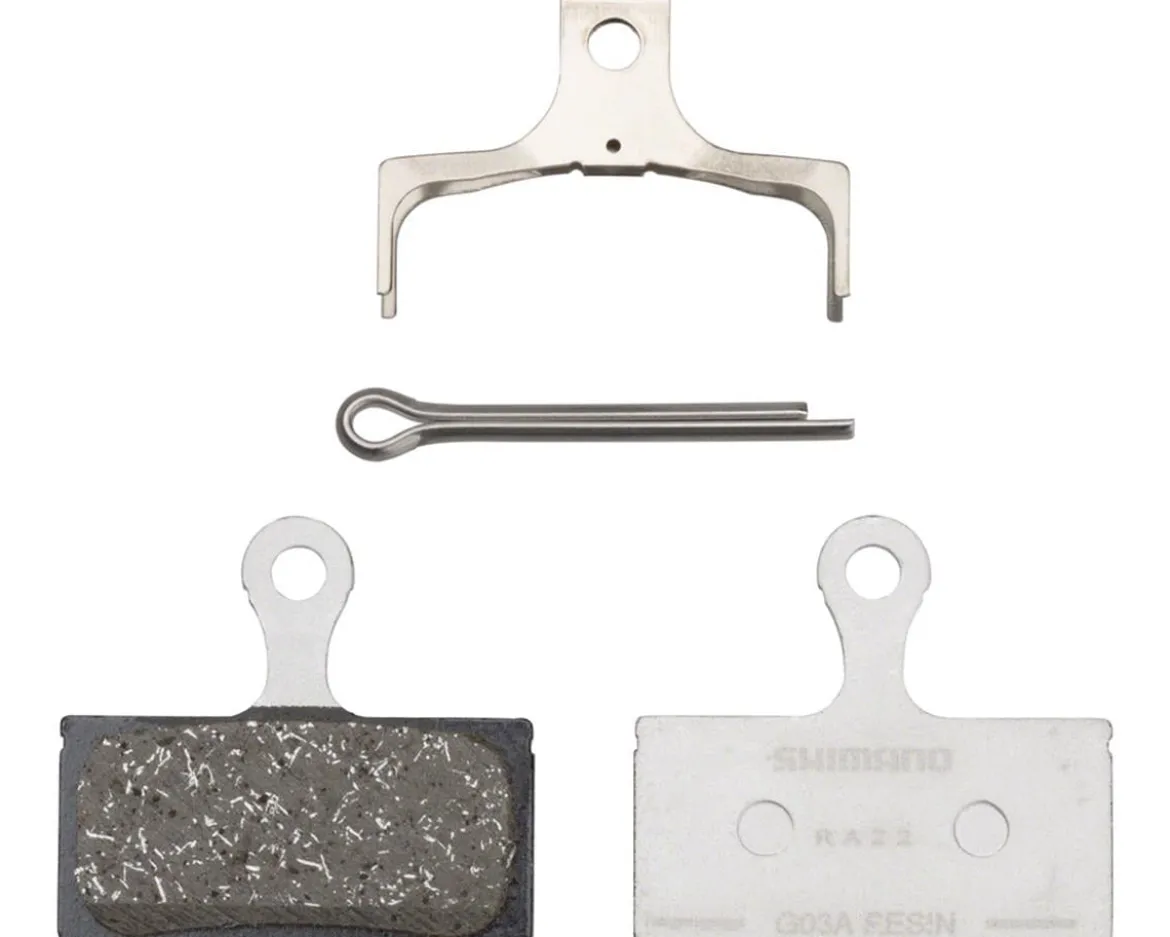 Shimano G05A-RX Resin Pad Bulk Pack (No Fin) (w/Springs) (w/Split Pins) (25 Pairs)