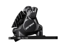 Shimano GRX BR-RX820 Disc Brake Caliper (Black) (Hydraulic) (Rear) (Flat Mount)