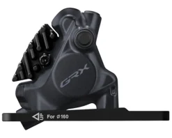 Shimano GRX BR-RX410 Disc Brake Caliper (Black) (Hydraulic) (Front) (Flat Mount)
