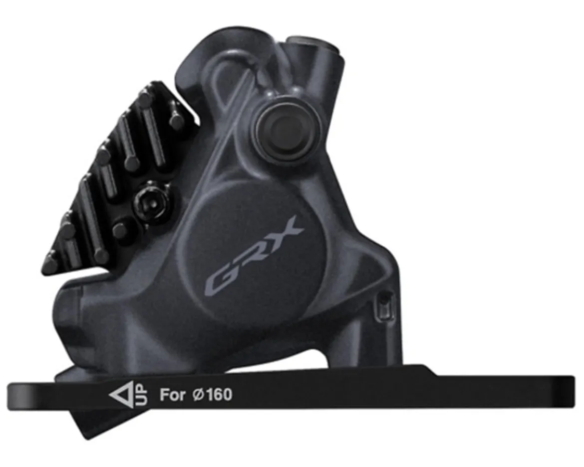 Shimano GRX BR-RX410 Disc Brake Caliper (Black) (Hydraulic) (Front) (Flat Mount)