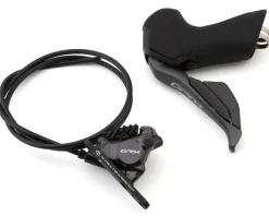 Shimano GRX Di2 ST-RX825 Hydraulic Disc Brake/Shift Lever (Black) (Flat Mount) (Left) (2x) (Caliper Included) (Electronic) (Wireless)