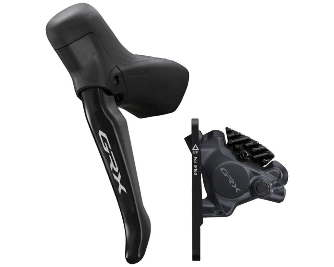 Shimano GRX Di2 ST-RX715 Shift/Hydraulic Disc Brake Lever Kit (Black) (Left) (Brake Only) (Electronic) (Wireless) (Caliper Included)