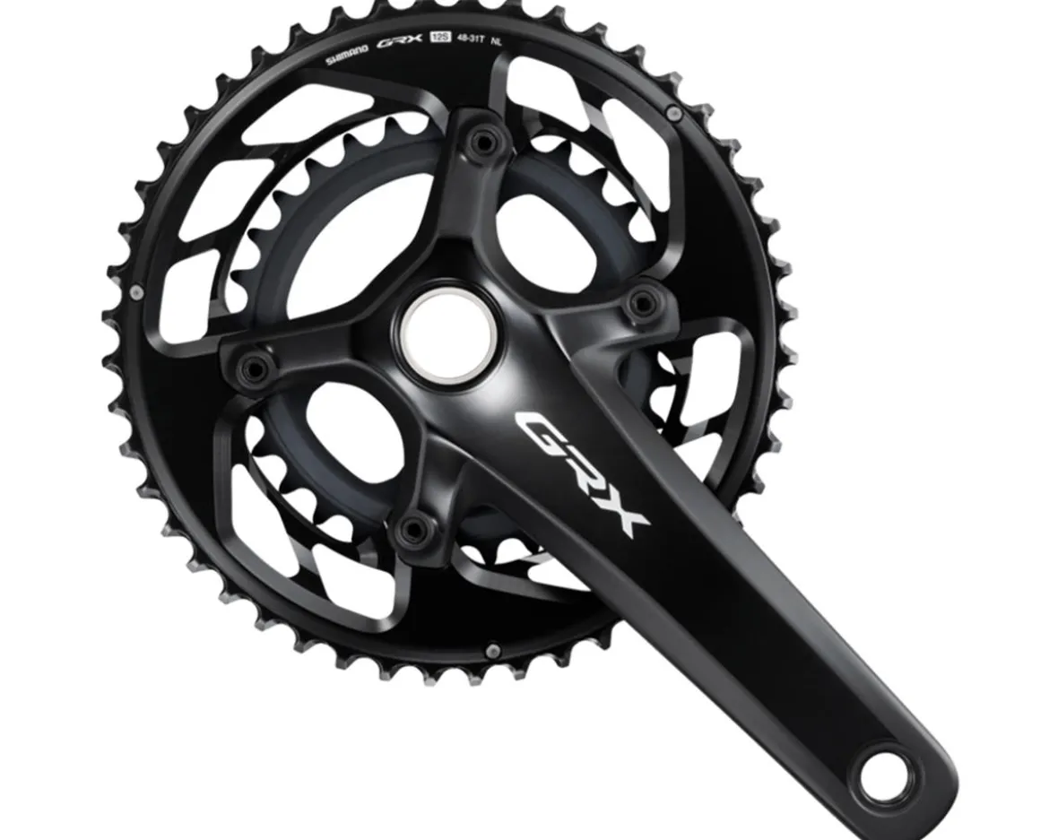 Shimano GRX FC-RX820-2 Crankset (2 x 12 Speed) (Hollowtech II) (170mm) (48/31T)