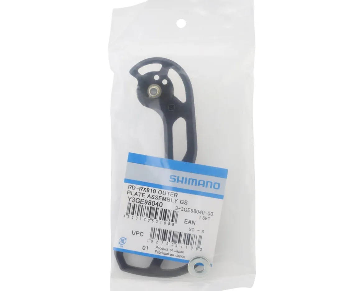Shimano GRX RD-RX810 Rear Derailleur Outer Plate Assembly (Black)