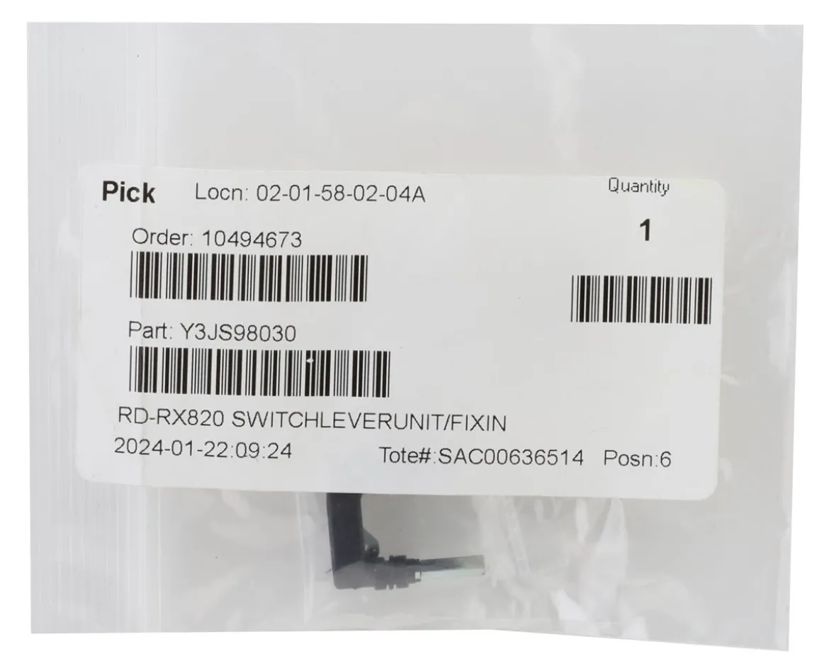 Shimano GRX RD-RX820 Switch Lever Unit & Fixing Plate (Black)
