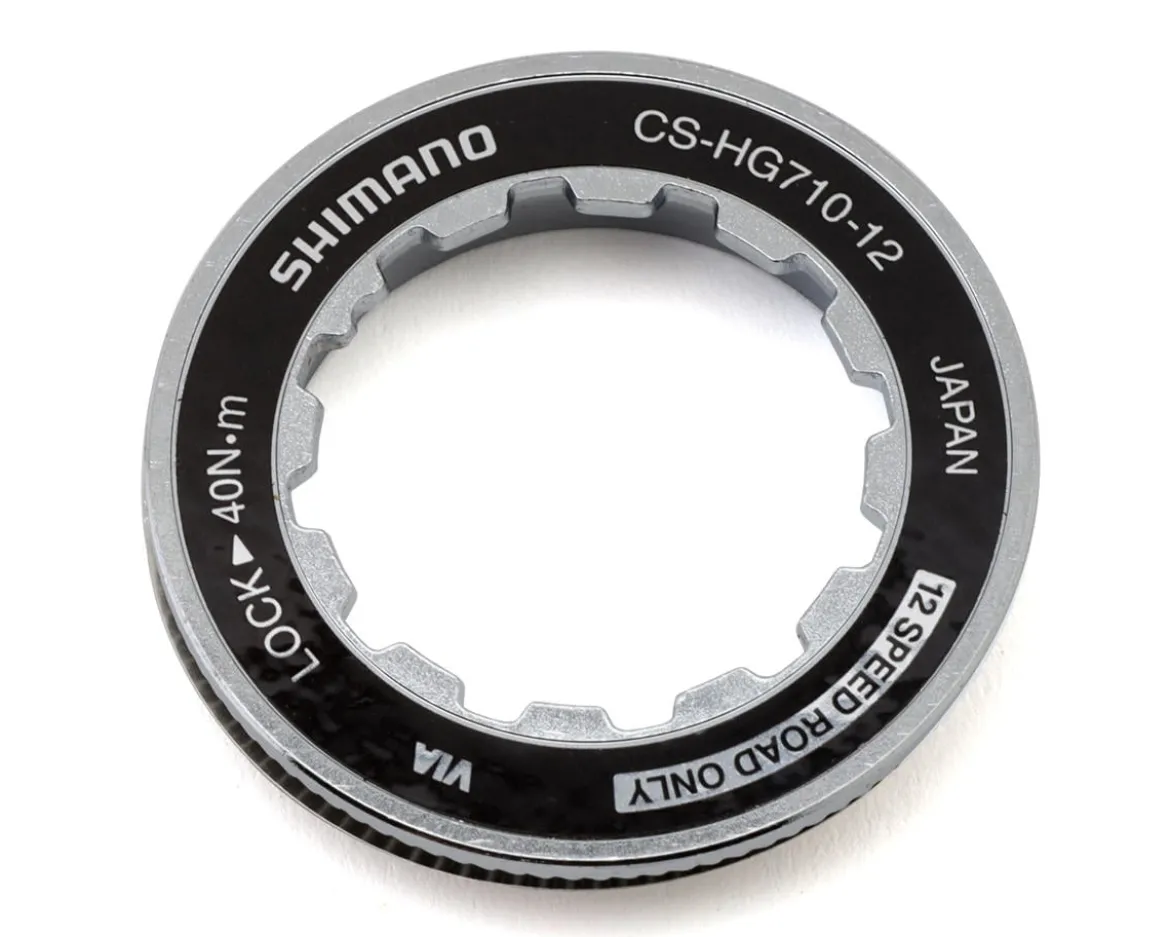 Shimano HyperGlide CS-HG710-12 Cassette Lock Ring & Washer (Silver)
