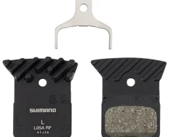 Shimano L05A-RF Disc Brake Pad & Spring Bulk Pack (Resin Compound) (Finned Alloy Back Plate) (Box/25 Pair)
