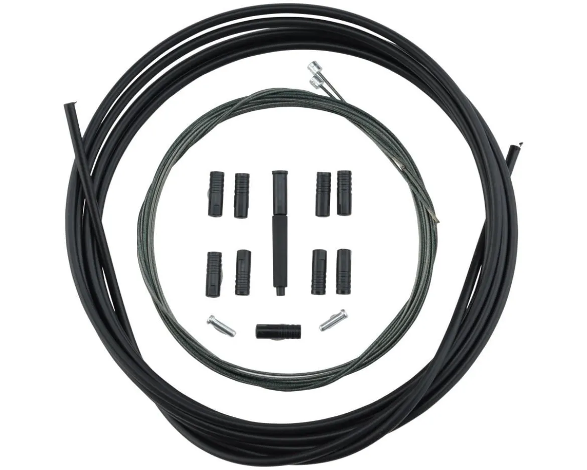 Shimano MTB Optislick Derailleur Cable & Housing Set (Black) (1.2mm) (1800/2100mm)