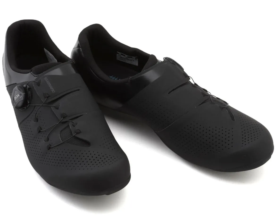 Shimano RC3 Road Bike Shoes (Black) (Wide Version) (47) (Wide) (SH-RC302E)