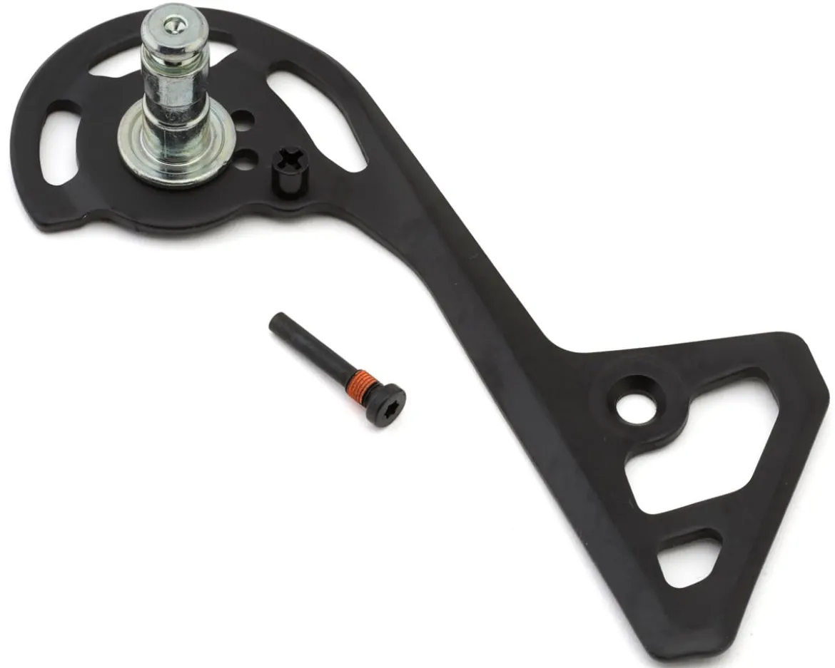 Shimano RD-R7000 105 Rear Derailleur Outer Plate & Fixing Screw (Black) (SS | Short Cage) (2 x 11 Speed)