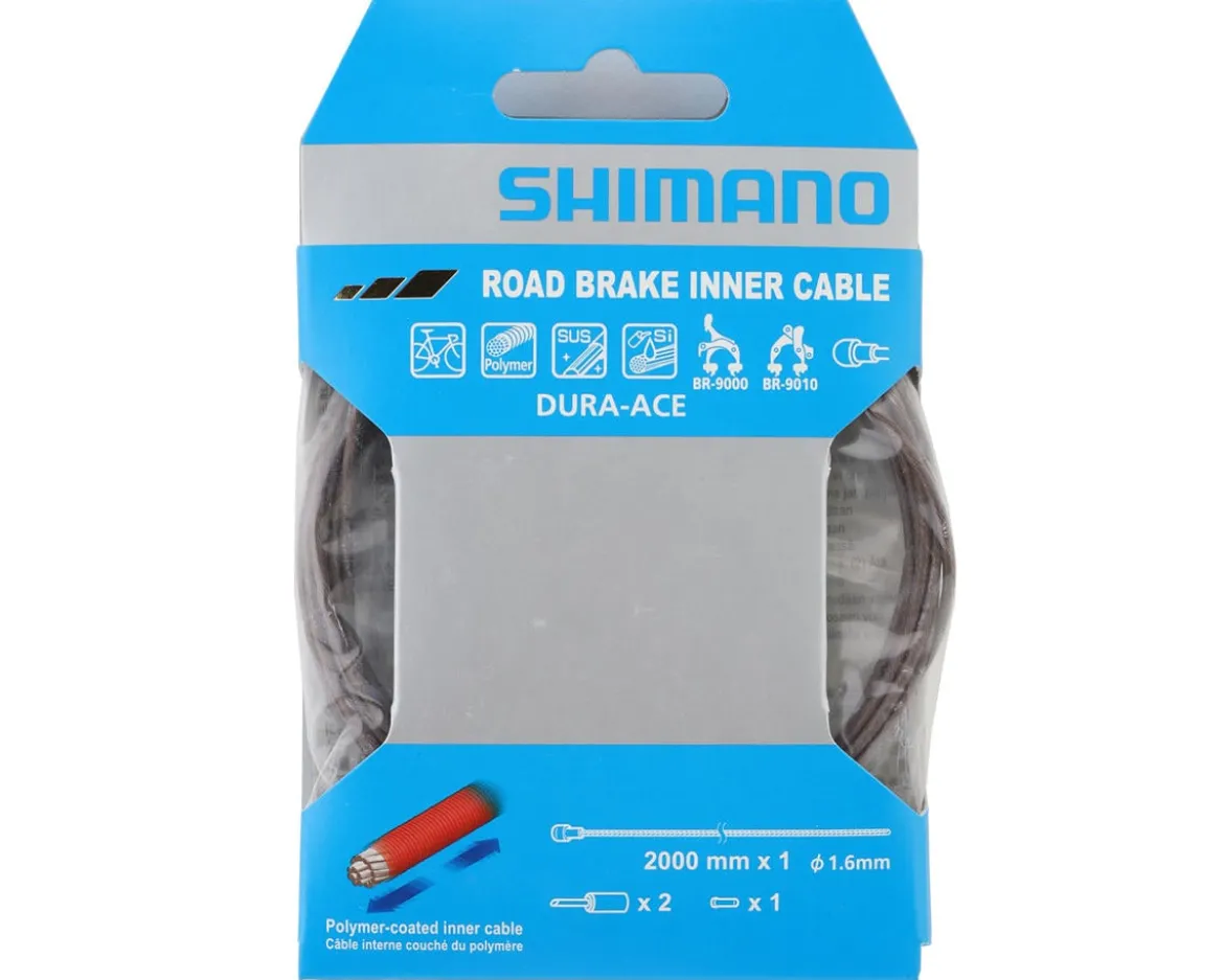 Shimano Road Brake Cable (Stainless) (Polymer Coated) (1.6mm) (2050mm) (1 Pack)