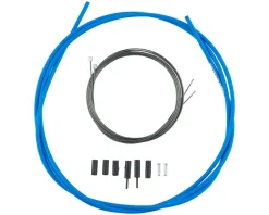 Shimano Road Optislick Derailleur Cable & Housing Set (Blue) (1.2mm) (1800/2100mm)