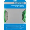 Shimano Road PTFE Brake Cable & Housing Set (Green) (1.6mm) (1000/2050mm)
