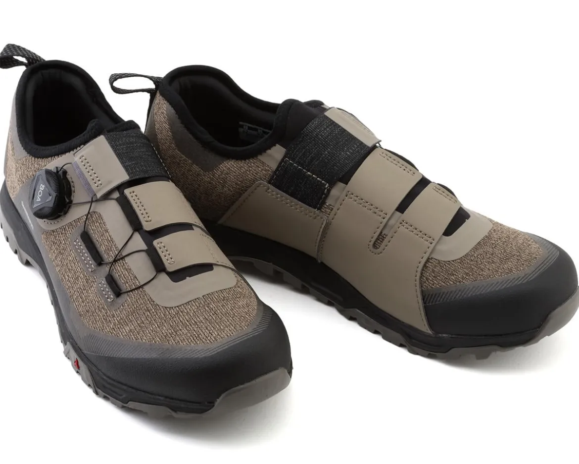 Shimano SH-ET701W Women's Touring Flat Pedal Shoes (Almond Brown) (41)