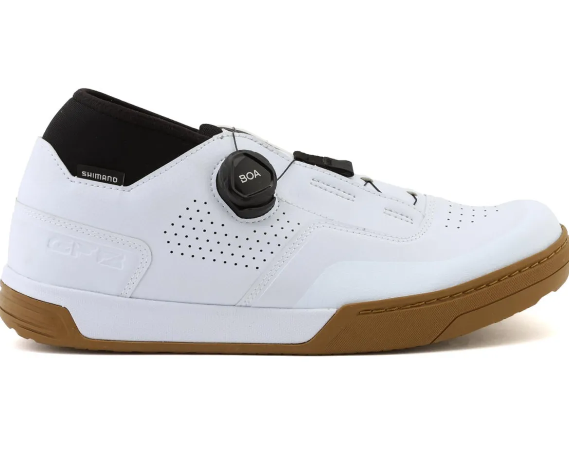 Shimano SH-GF800 Flat Pedal Mountain Bike Shoes (White) (43)