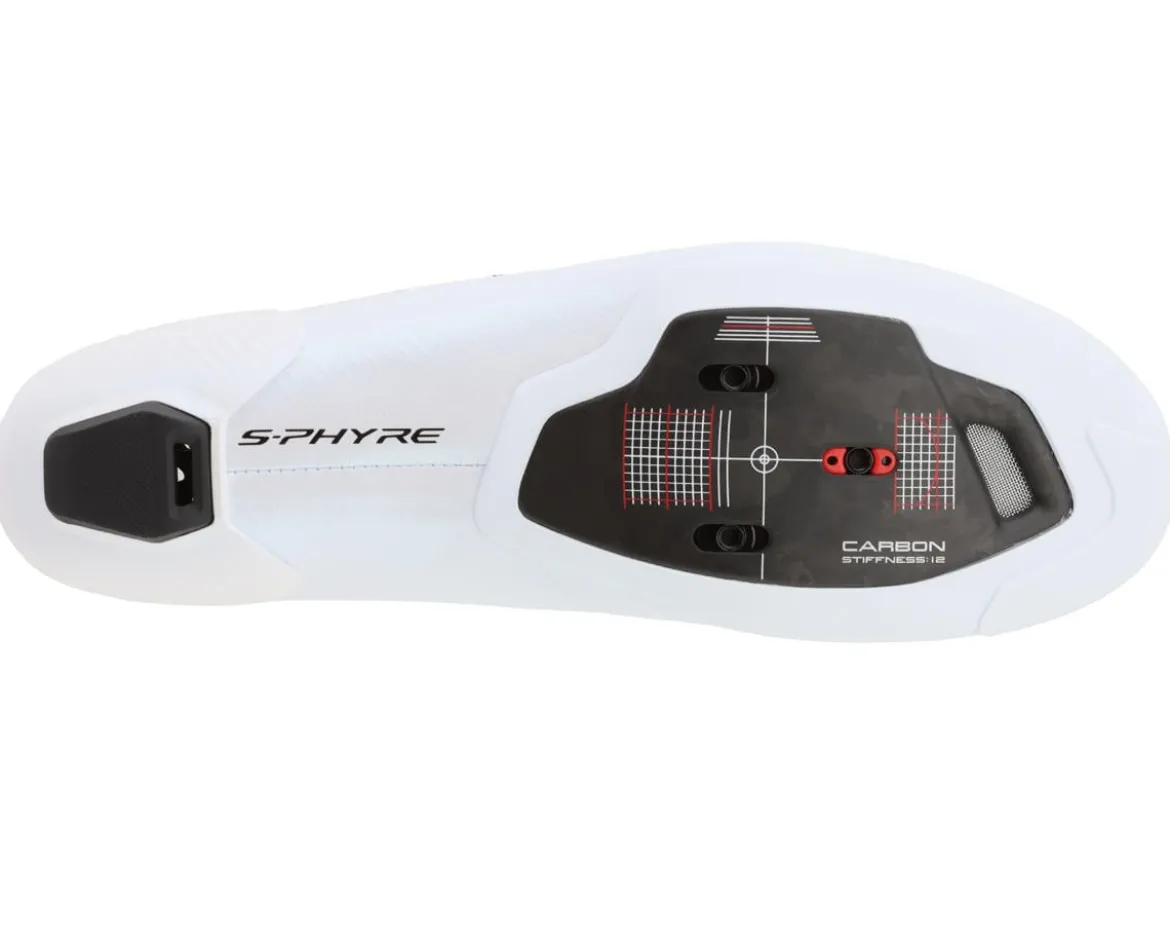 Shimano SH-RC903 S-PHYRE Road Bike Shoes (White) (40)
