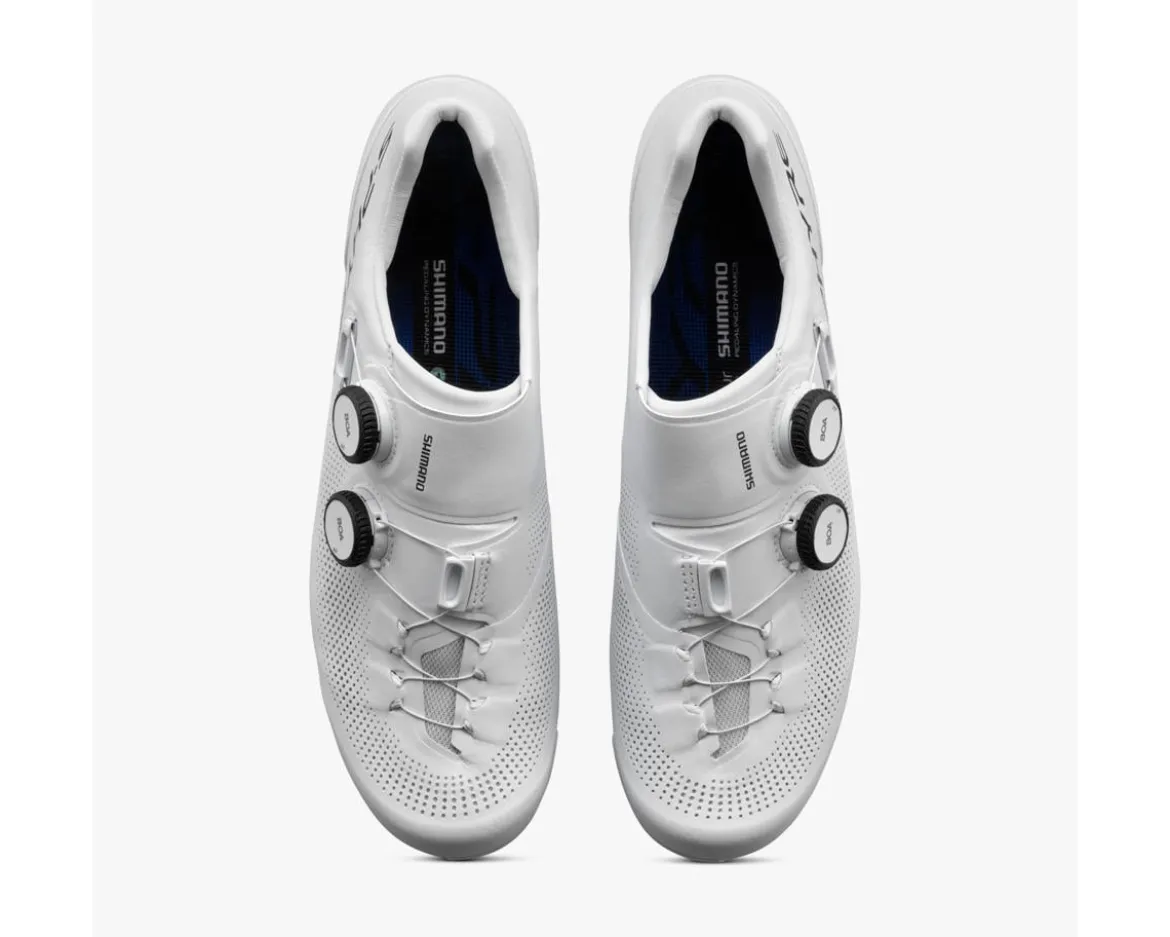 Shimano SH-RC903 S-PHYRE Road Bike Shoes (White) (40)