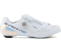 Shimano SH-RC903E S-PHYRE PWR Sprinters Shoes (White) (Wide Version) (40) (Wide)