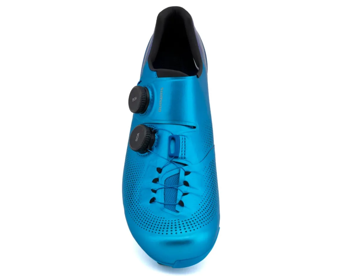 Shimano SH-RC903E S-PHYRE Road Cycling Shoes (Blue) (Wide Version) (43) (Wide)