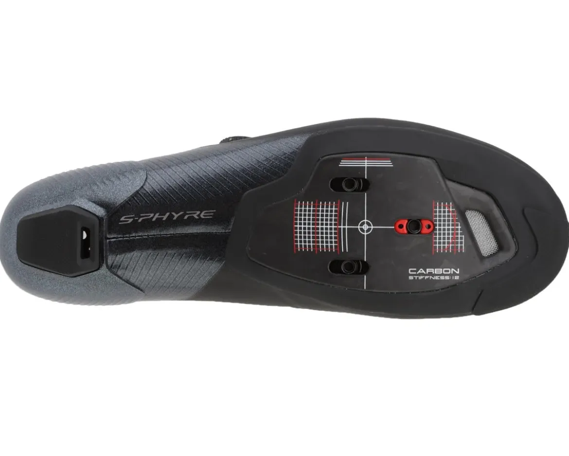 Shimano SH-RC903E S-PHYRE Road Bike Shoes (Black) (Wide Version) (40) (Wide)