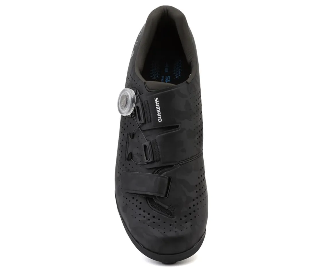 Shimano SH-RX600 RX6 Gravel Shoes (Black) (42) (Standard)