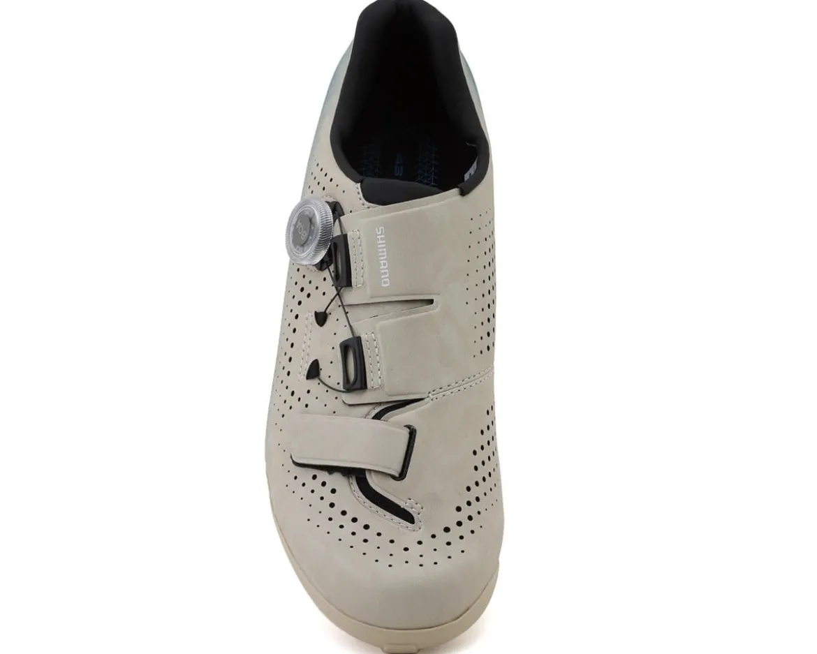 Shimano SH-RX600 RX6 Gravel Shoes (Beige/Blue) (43)
