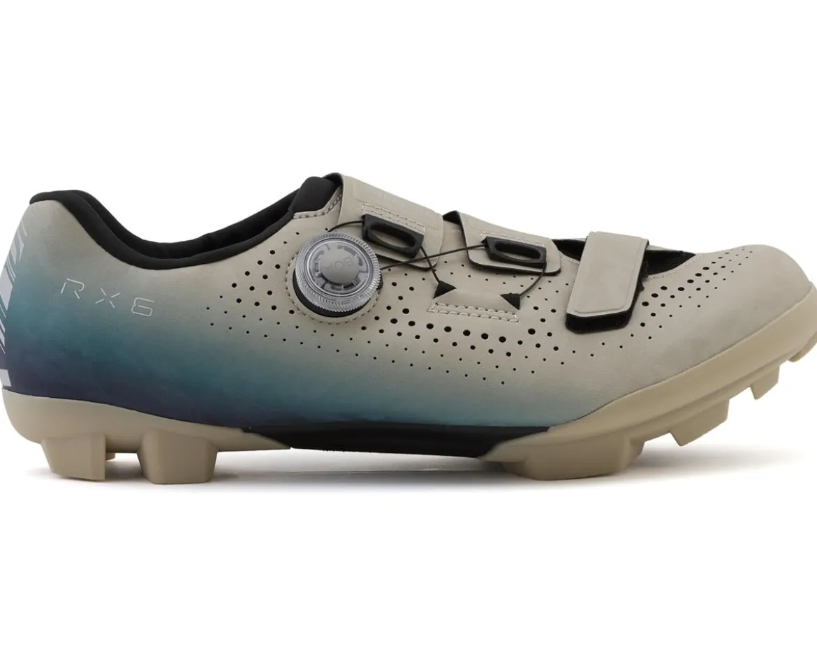 Shimano SH-RX600 RX6 Gravel Shoes (Beige/Blue) (43)