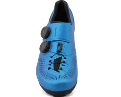 Shimano SH-RX910 S-PHYRE Gravel Bike Shoes (Blue) (42) (Standard) (w/ Cleat Pontoon)