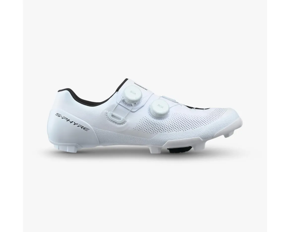 Shimano SH-RX910 S-PHYRE Gravel Bike Shoes (White) (40) (Standard) (w/ Cleat Pontoon)