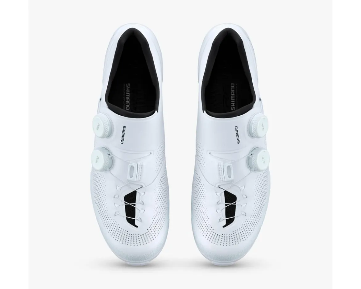 Shimano SH-RX910 S-PHYRE Gravel Bike Shoes (White) (40) (Standard) (w/ Cleat Pontoon)