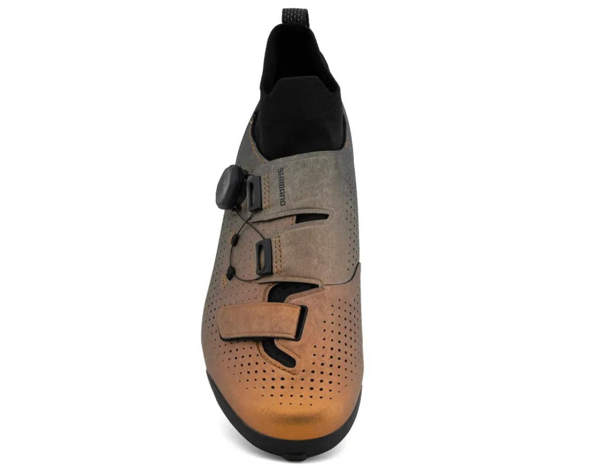 Shimano SH-RX801RE Rally Cycling Shoes (Met Orange) (Wide Version) (42) (Wide)