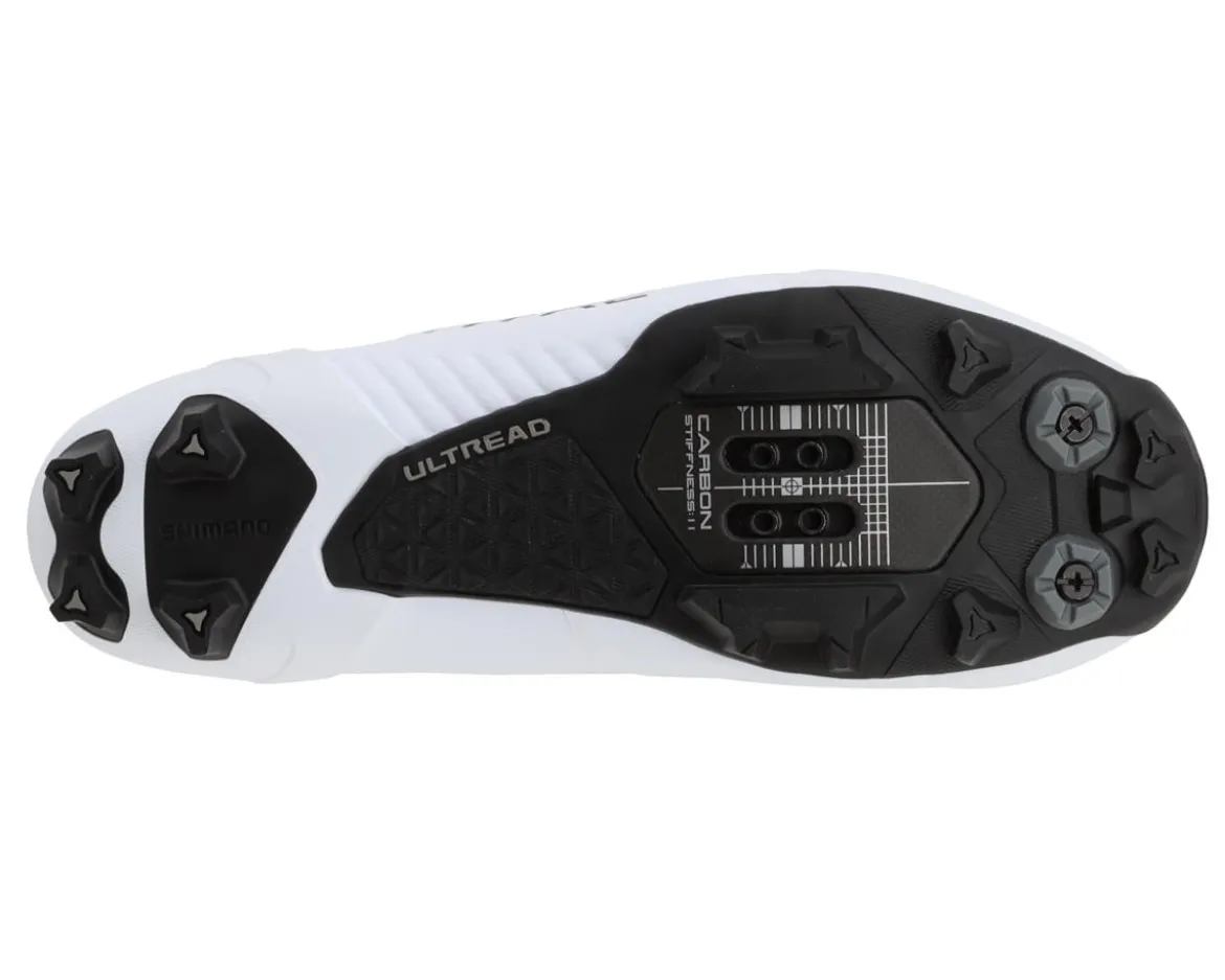 Shimano SH-XC903 S-PHYRE Mountain Bike Shoes (White) (Wide Version) (43) (Wide)