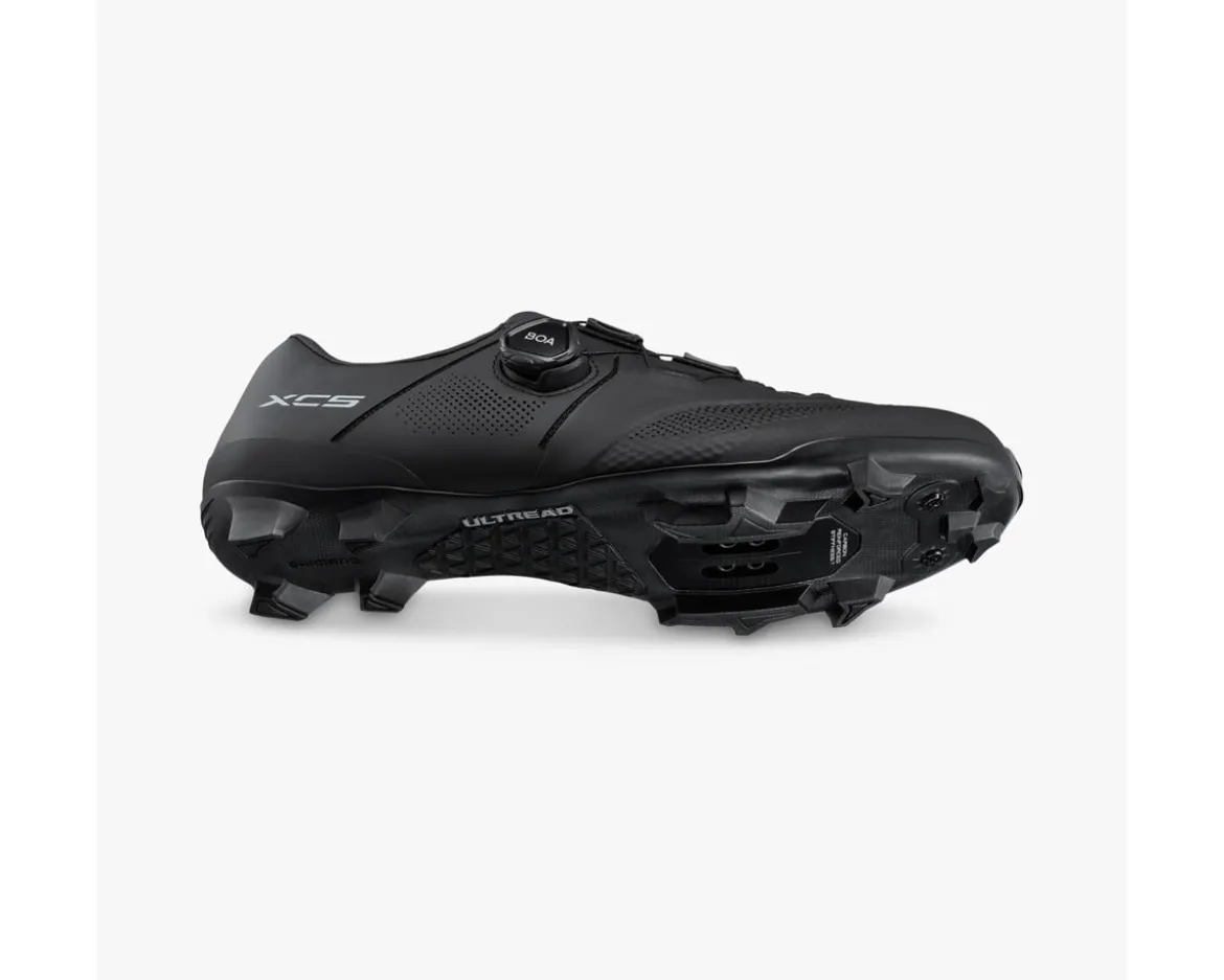 Shimano SH-XC503E Mountain Bike Shoes (Black) (Wide Version) (44) (Wide)
