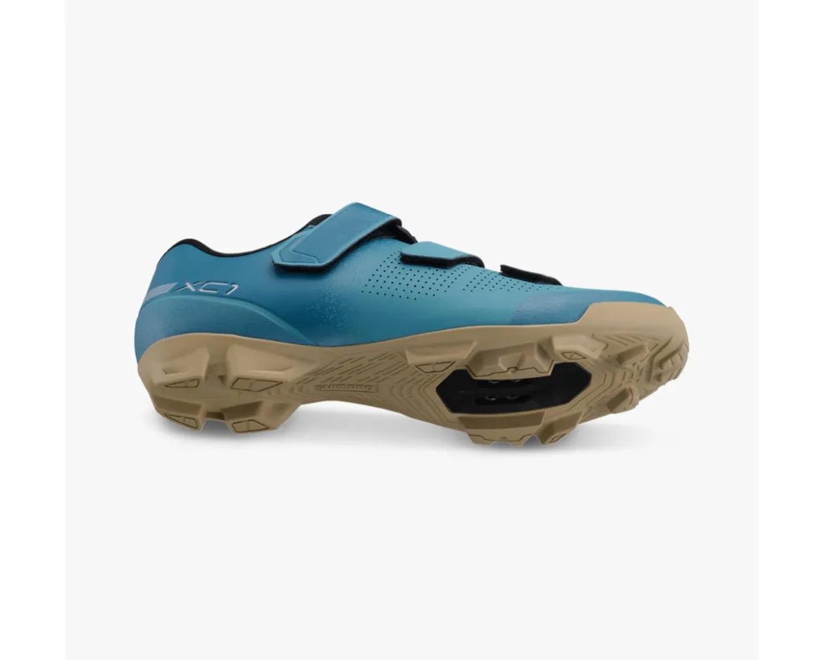 Shimano SH-XC102W Women's Mountain Bike Shoes (Aqua Blue) (38)